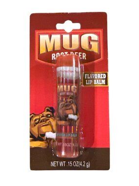 Mug Root Beer Flavored Lip Balm By Lotta Luv 0.15 Oz Vintage Packaging Ages 8+